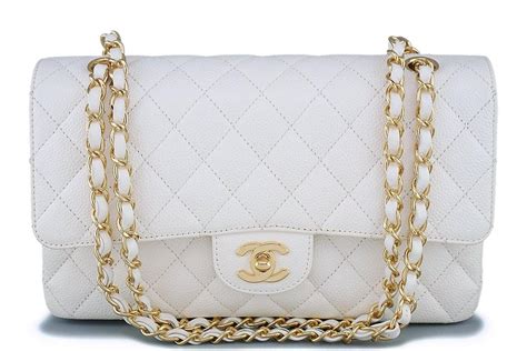 white classic chanel bag|chanel classic flap bag medium.